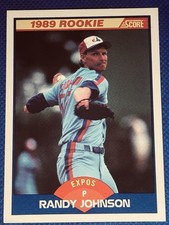 1989 Score - Randy Johnson  (RC) LOOK CLOSE IT LOOKS LIKE 10 To Me