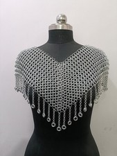Aluminum Butted Chainmail Collar for Women Lightweight Handmade Fantasy Costume