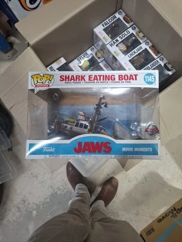 Funko Pop! Movies Horror Jaws Shark Eating Boat Special Edition #1145