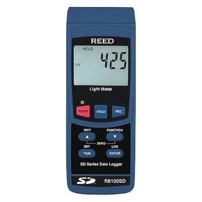 Reed Instruments R8100sd Real-Time Data Logger With Integrated Memory Card