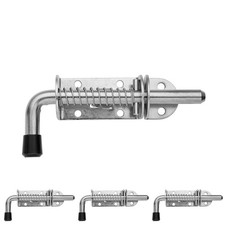 JQK Spring Loaded Latch Pin, 304 Stainless Steel 5Inch - 4Pack, Brushed