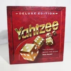 VTG 1997 Yahtzee Deluxe Milton Bradley Gold Edition Dice Board Game COMPLETE SET