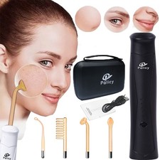 High Frequency Darsonval 4 Tips Hair Face Wrinkl Treatment Anti-Acne - 100-240V