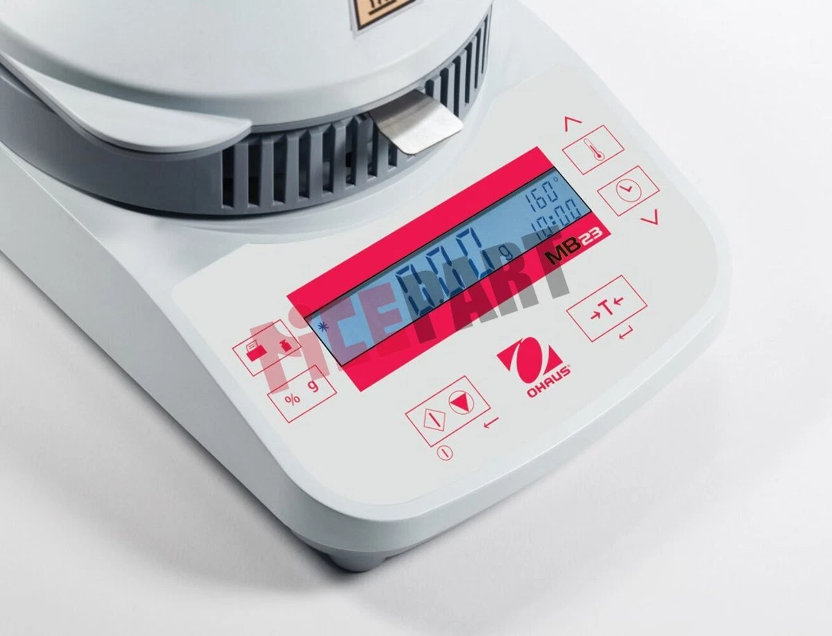 Analizador de humedad Ohaus MB23 laboratorio infrarrojo calefacción grano medidor de humedad