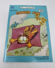 Vintage 1988 GARFIELD Sticker Fun Book By Golden New