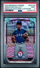 2023 BOWMAN CHROME PROSPECTS #BCP189 SEBASTIAN WALCOTT 22/125 PSA 9
