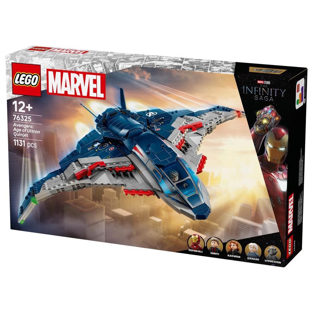 LEGO Marvel Avengers Age of Ultron Quinjet 5 Minifigures NEW 2025