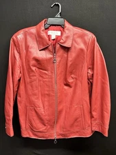 Elana by Tanner 100% Leather Coat Size 16
