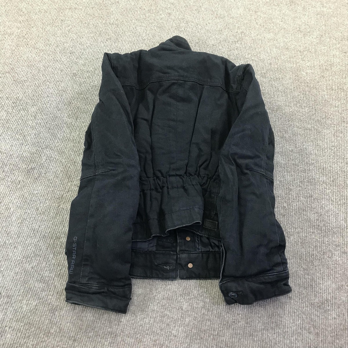 G Star Raw Arc Pilot 3D Padded Jacket Womens Small Blue Denim