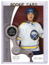 Daniel Paille 2005-06 SP Game Used Edition Rookie Card #194 /999