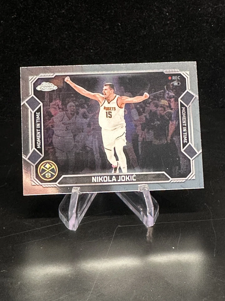 Nikola Jokic Moment In Time Insert 2025-26 Topps Chrome Update Basketball - Image 1 of 1