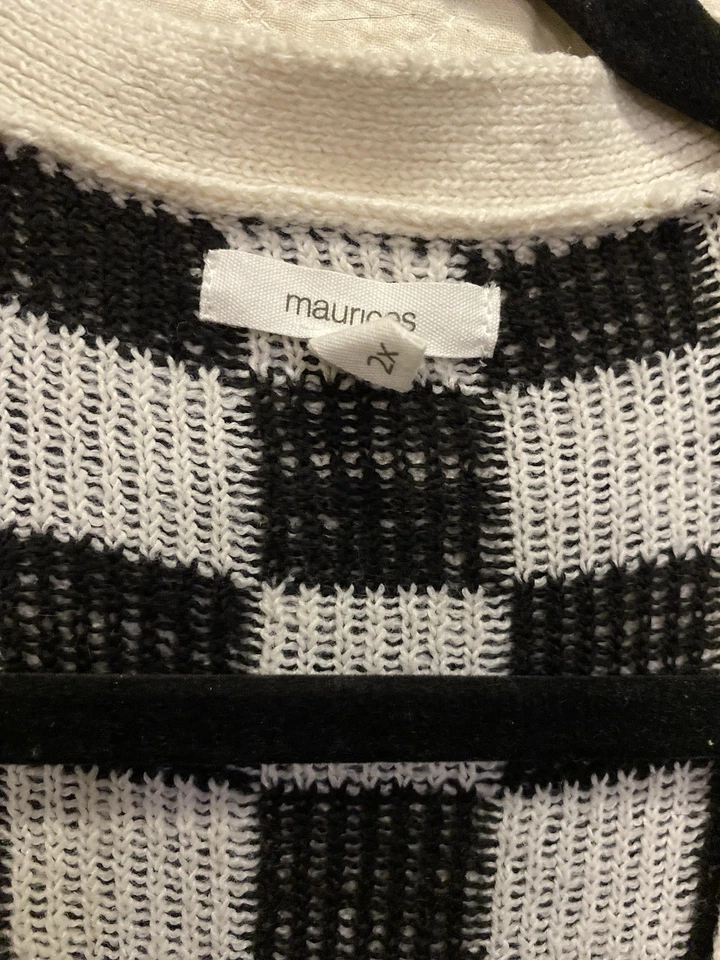 Cárdigan Maurice’s 2X frente abierto Foto 3 de 3