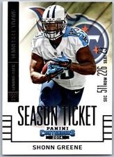 2014 Panini Contenders 97 Shonn Greene    Tennessee Titans Football Card