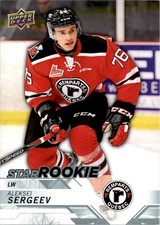 Aleksei Sergeev 2018-19 Upper Deck CHL RC #323 Quebec Remparts