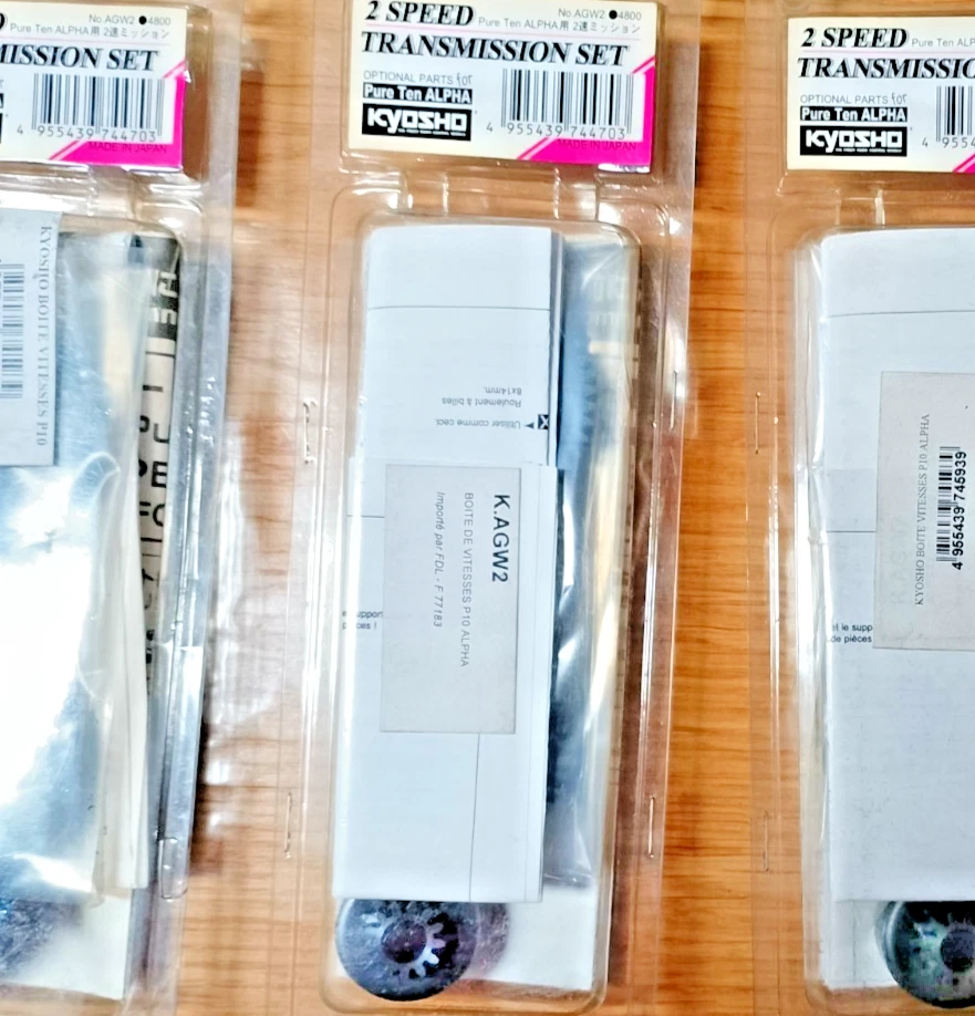 KYOSHO AGW2 BOITE DE VITESSES COMPLETE OPTIONNELLE NEUVE POUR PURE TEN ALPHA - Photo 2/2