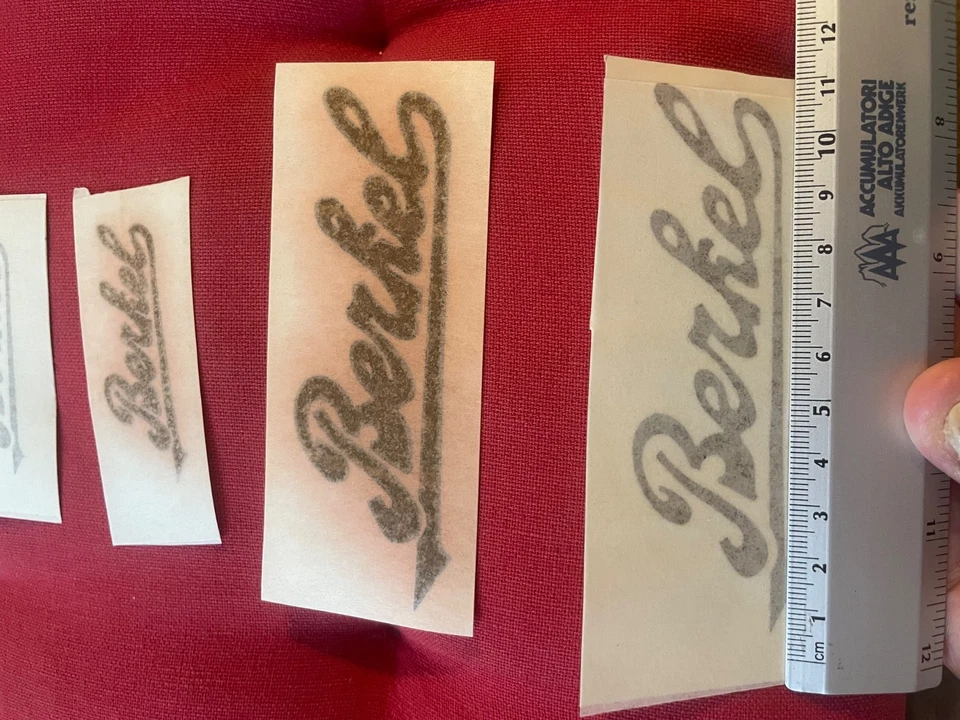 LOTTO DI 10 DECALCOMANIE BERKEL-( lotto 1) - Immagine 3 di 4