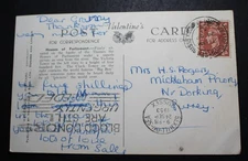 Bexhill-on-Sea, Sussex # 125 1953 postmark on a London postcard where the slogan