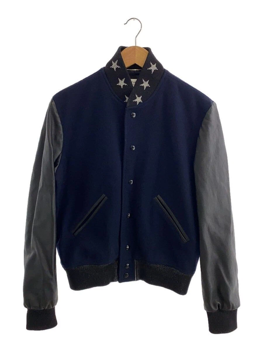 SAINT LAURENT (YSL) SAINT LAURENT TEDDY JACKET 46 LANA Navy V06E 455208 Y180W 4140