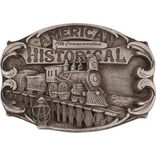 Railroad Steam Diesel Locomotive Train Rr Ry Railway NOS Vintage Belt Buckle