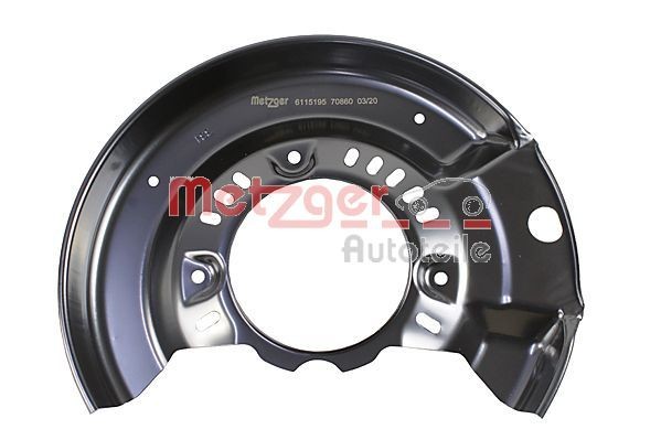 Original metzger Splashguard Brake Disc 6115195 for Toyota