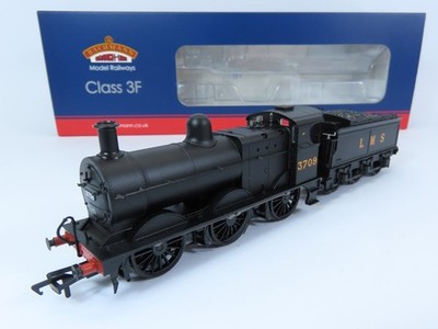 Spur O Bachmann 31-627A Class 3F 3709 LMS schwarz 0-6-0 Tender Dampflok