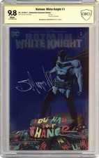 Batman White Knight #1 Murphy Con Foil CBCS 9.8 Witnessed Sig Sean Murphy 2017