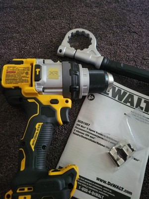 NEW DeWALT DCD1007B 20V MAX XR Brushless 1/2  3-Speed Hammer Drill (Tool Only)