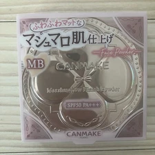 CANMAKE Marshmallow Finish Powder MB with Case Matte Beige Japan Limited 