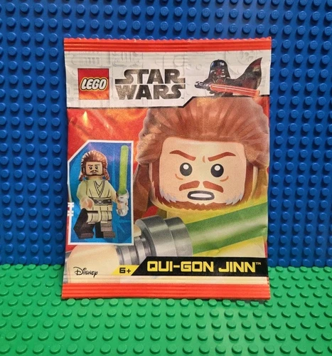 LEGO Qui-Gon Jinn Minifigure 912502 sw1404 New Paper Bag Star Wars CMF Lot Rare