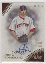 2018 Topps Tier One Prime Performers 64/250 Drew Pomeranz #PPA-DPO Auto 6fs