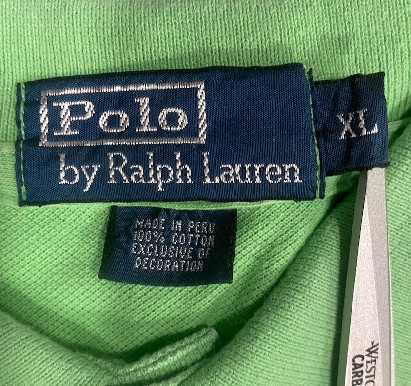 Polo Ralph Lauren Men’s Polo Shirt XL Green Short Sleeve Old Money Country Club thumbnail 7