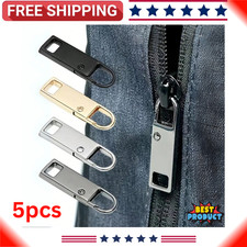 5x Zipper Fixer Repair Pull Tap for Pants, Luggage, Boots, Bags Replacement Tool