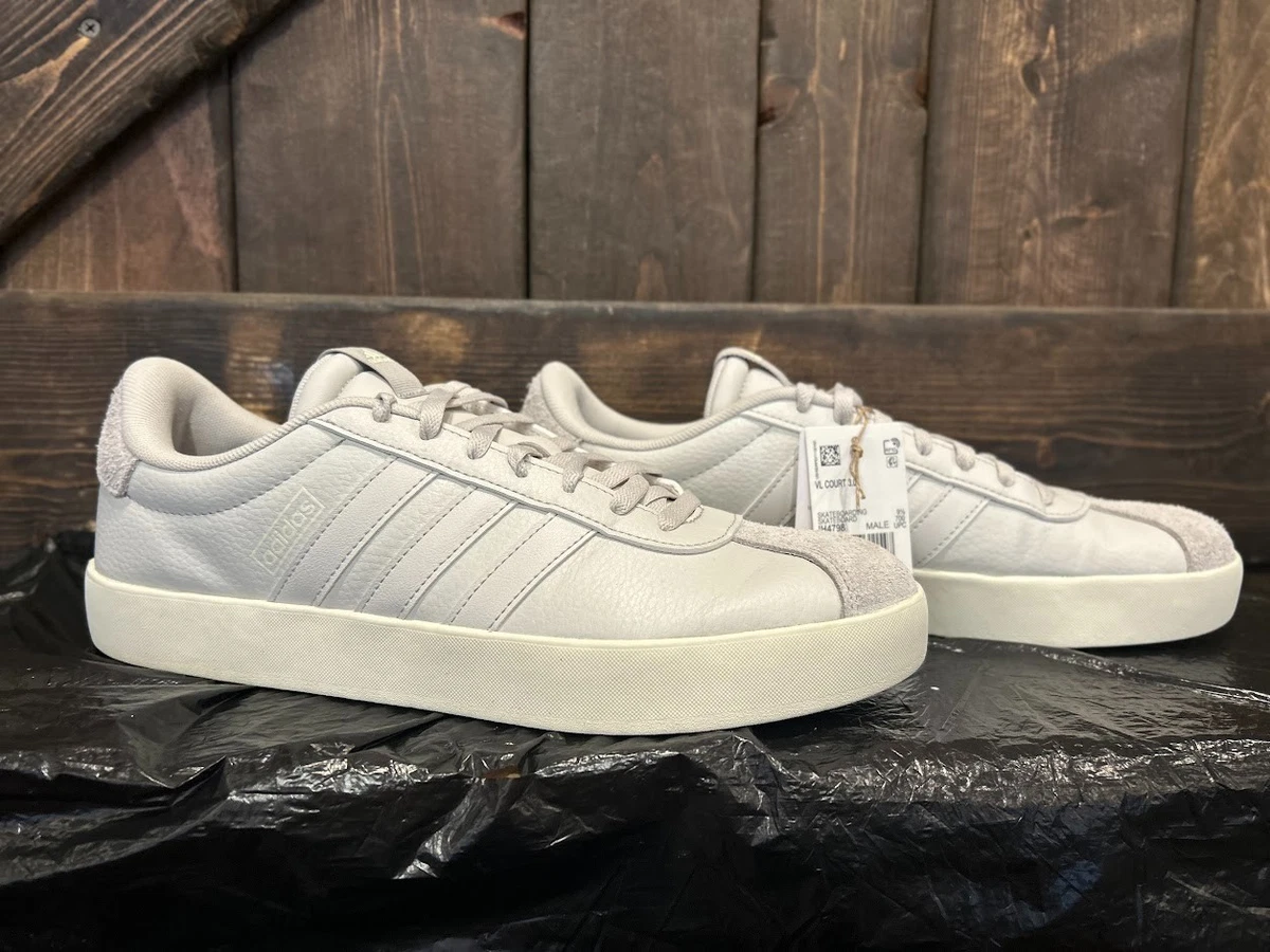 adidas VL Court 3.0 men’s shoes Off White Ivory Size 11 adidas VL Court 3.0 Blanch Cargo White Men main image 3