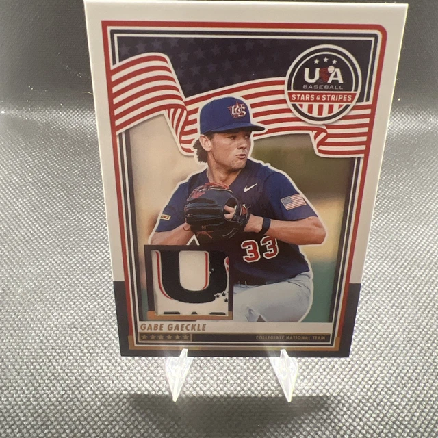 2025 Panini Stars And Stripes Gabe Gaeckle Patch 2/2