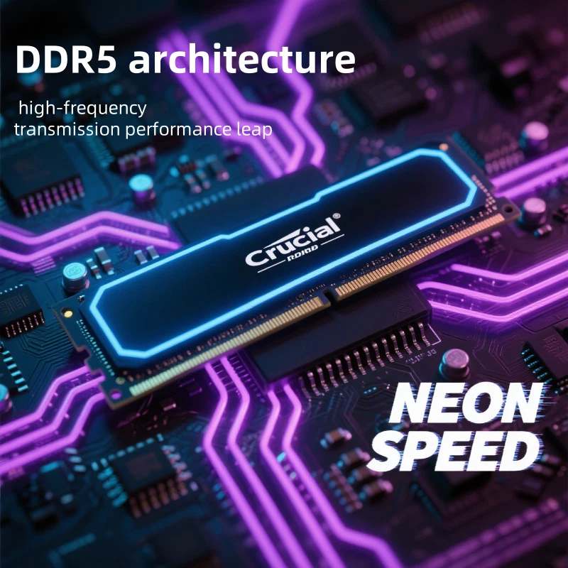 Original Crucial DDR5 16GB 4800MHz 288pin Desktop RAM Fast for Gaming/Editing - Image 3 of 4