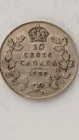 1929 Canada 10 Cent Silver, .800 Silver
