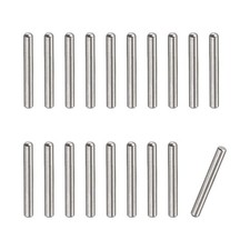 1.6x12mm Dowel Pins, 20pcs Round Head Flat Chamfered End Dowel Pin