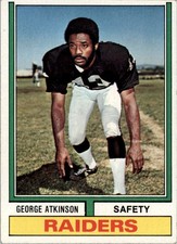 1974 Topps #384 George Atkinson - VG-EX