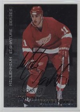 1999 ITG Be A Player Millennium Signature Series Mathieu Dandenault #95 Auto 5iu