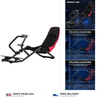 GTPLAYER Sim Racing Cockpit Adjustable for High Performance Racing Simulator ...