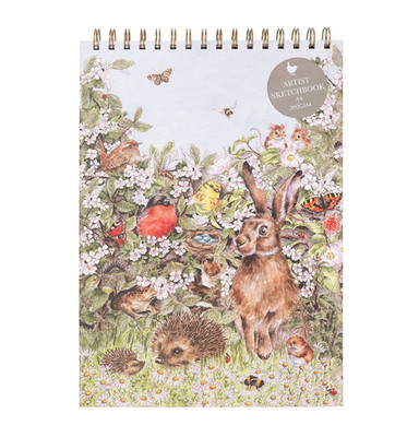 Wrendale Designs ''Hidden in the Hedgerow'' Skizzenbuch Basteln Geschenkidee