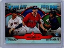 2019 Bowman Chrome - Mata/Dalbec/Ockimey #TP-BOS TALENT PIPELINE Red Sox