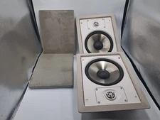 JBL LEVITON AEI80 - 2 In Wall Ceiling Speakers - USED - PAINT / TESTED - READ