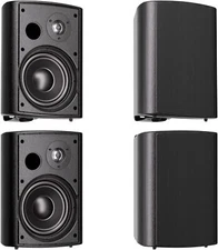 4* Herdio 6.5" Outdoor Indoor Speakers Wired Wall Mount Bass Speakers Waterproof