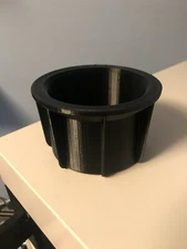 3D Printed PETG 2007-2014 Toyota FJ Cruiser Cup Holder Insert 55616-35010 BLACK