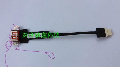 new FOR Lenovo Yoga 3 Pro 1370 DC Power Jack ATTU2 DC IN Cable DC00100LC00 - 第 1/1 張圖片