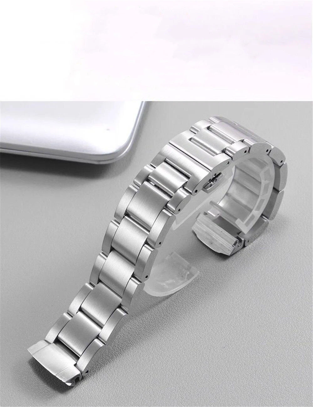Solid Precision Stainless Steel Strap For Tissot PRS516 T044417/430A Buckle Band - Picture 10 of 15