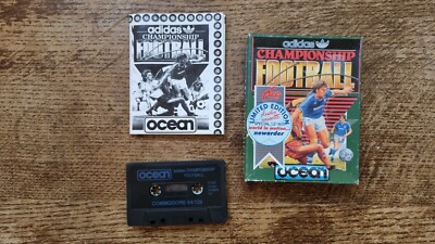CBM COMMODORE 64 C64 - ADIDAS CHAMPIONSHIP FOOTBALL #BG4 OCEAN