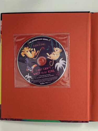 The lion king book I just can't wait to be king soundtrack series includes CD - Picture 2 of 8
