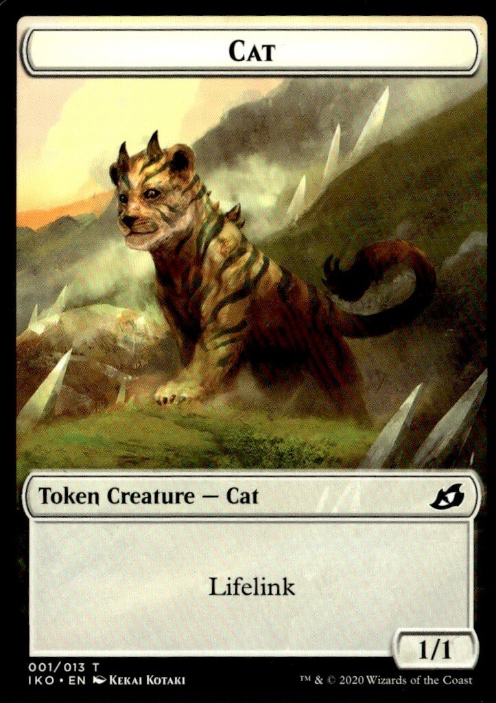 2020 Ikoria: Lair of Behemoths Tokens Cat Token/Common #1